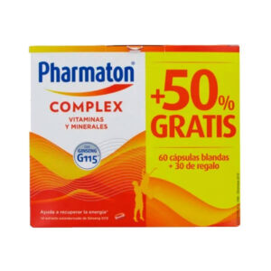 PHARMATON COMPLEX PACK 60 CAPS+ GRATIS 30 CAPS